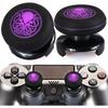 FPS Thumbstick Extender & Printing Rubber Silicone Grip Cover 2 Sets for PS5 Dualsenese & PS4 Controller (Cthulhu Secret)