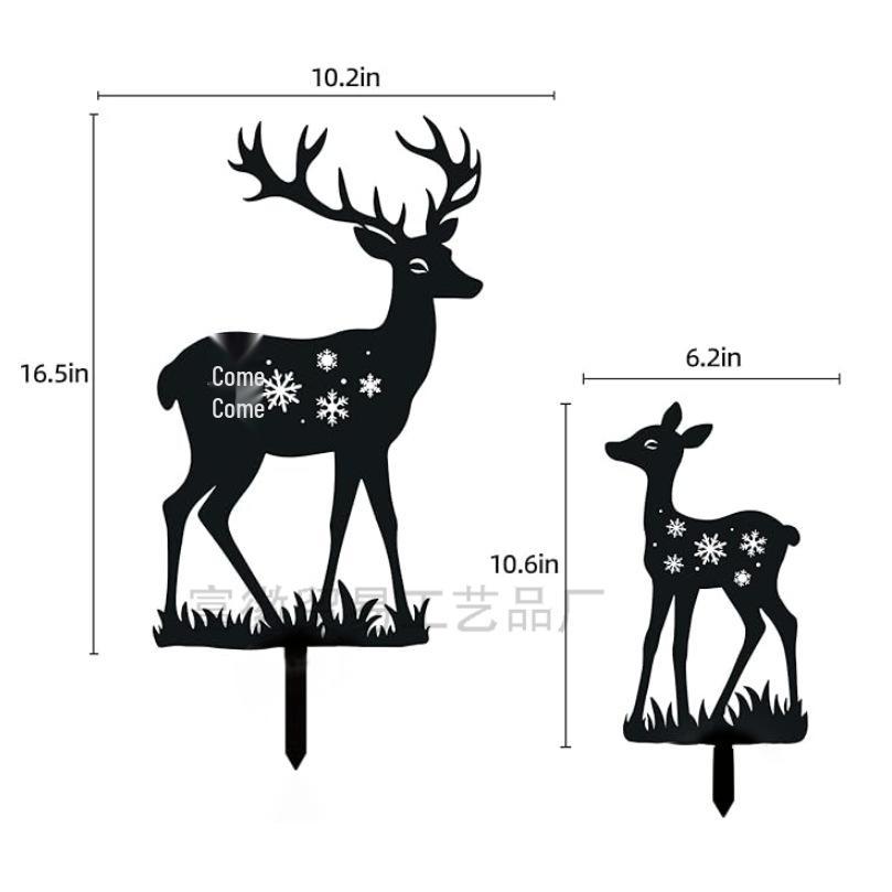 Cross Metal Ground Insert Sign for Garden Decoration