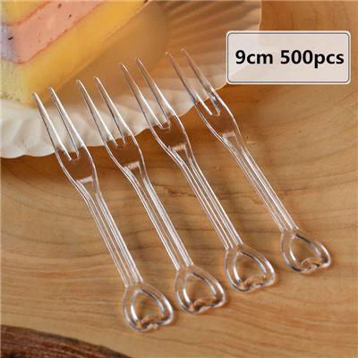 100pcs 12cm Fruit Cocktail Pick Stick Different Style Bamboo/PVC Buffet Cupcake Toppers Bar Tools Barware