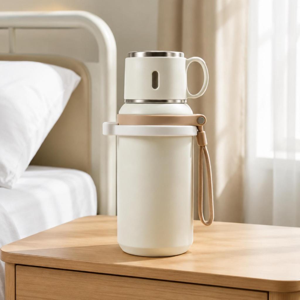 weightedBall Straw Cup Hands-Free for Travel, Seniors