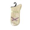 Floral Series Bow Knee-High Women's Mid-Calf Socks - Autumn/Winter Niche Original Scrunch Style