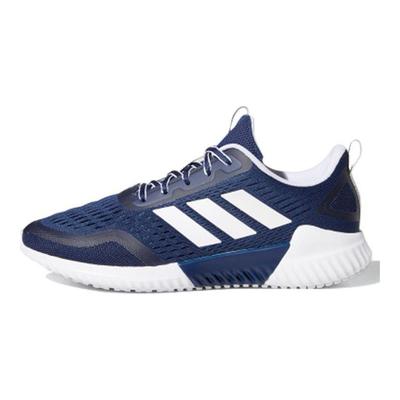 Climacool Bounce Summer Rdy Tkanina Sportowa Antypoślizgowe Trwałe Niskie Casualowe Buty do Biegania Unisex sneaker Indigo Biały EG1306