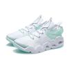 Li Ning Essence 2.3 Delta Cushioning Breathable Low top Basketball Shoes Women's White Green AGBR046-2