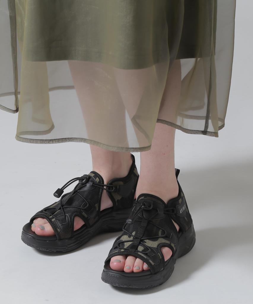 Directly managed store only SPORTY SANDAL Sporty Sandals 23 384 Camo [Avirex] Women's 783-5190701