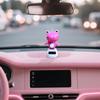 Cute Car Decor Frog Car Dash Decors Solar Powered Auto Interior Decoration for Automobile Vehicle Automotive Truck Rv Desk Home