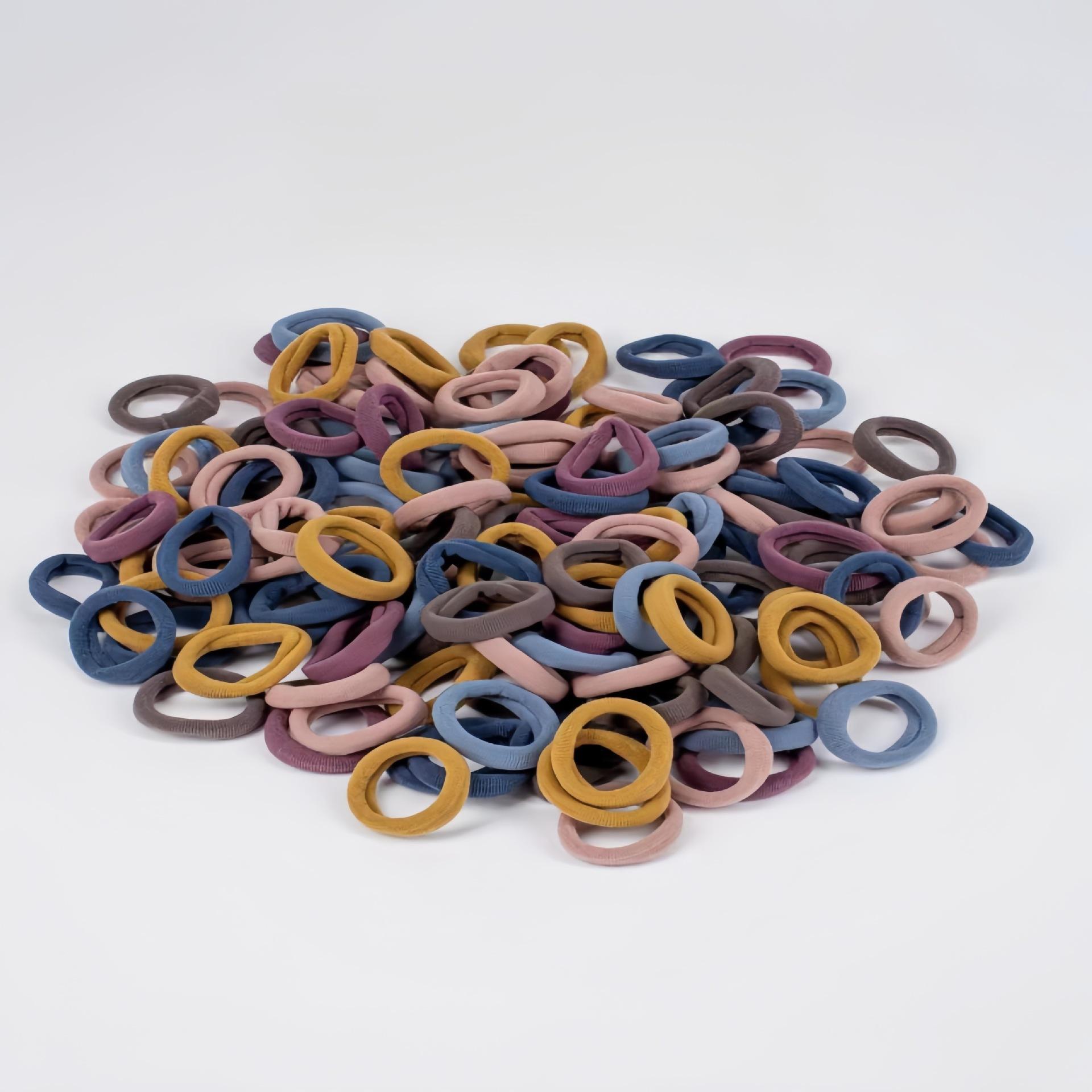 

Детские бамбуковые резинки для волос 2 см — эластичные и нежные для волос — упаковка маленьких резинок — идеально подходят для детей