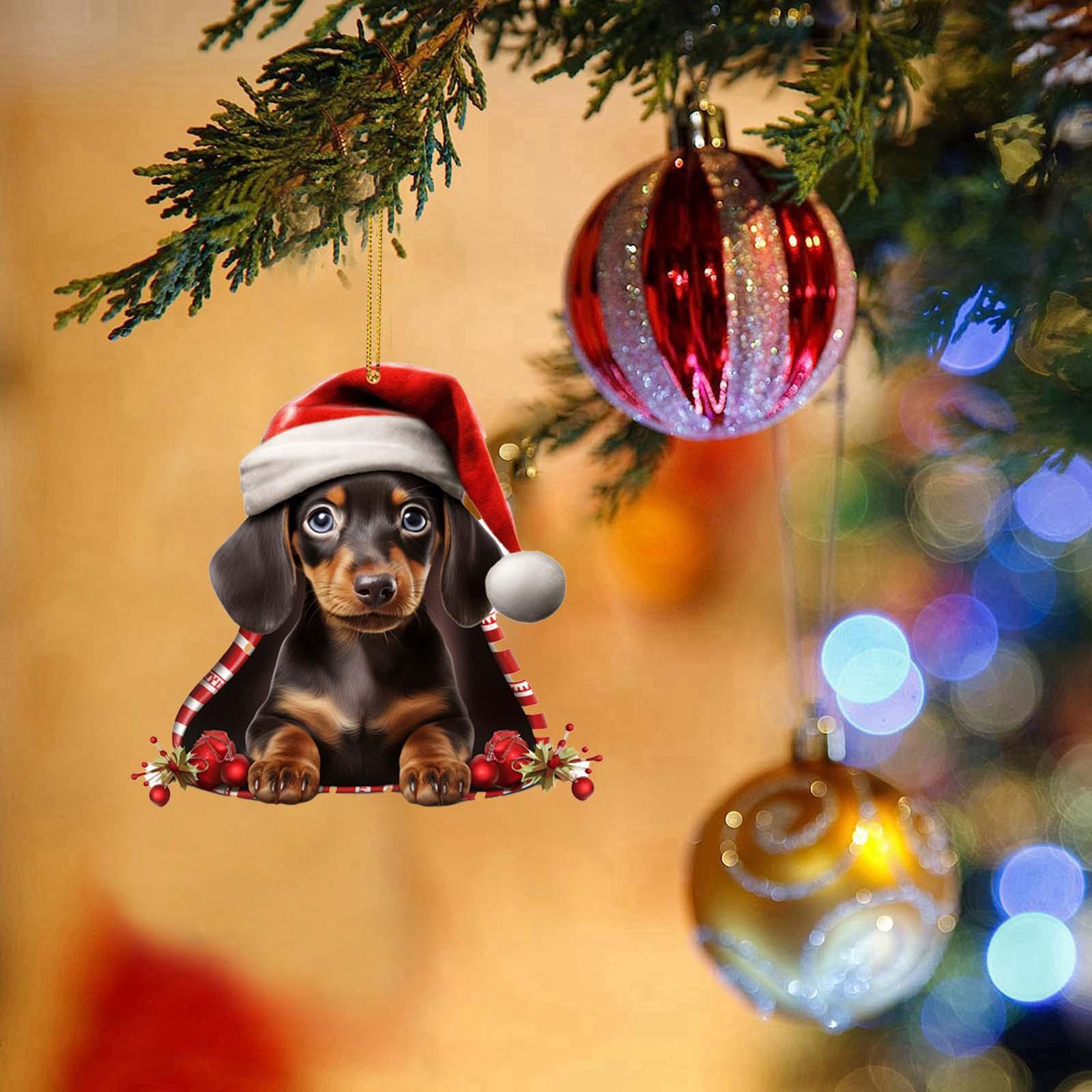 

Кулон на тему фильма ужасов, 8 см, креативное плоское подвесное украшение на Рождество, подвески на елку, коллекция поделок One Size