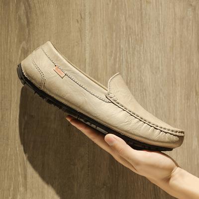 Neue Mode Herren Slipper Echtes Leder Herren Freizeitschuhe Fahrschuhe Handgefertigte Herren Slipper Mokassins Walking Flats