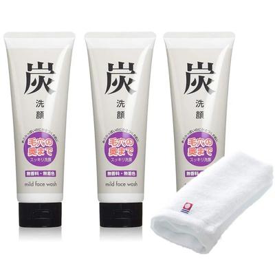 Charcoal Cleansing Foam 120g 3-Pack Set