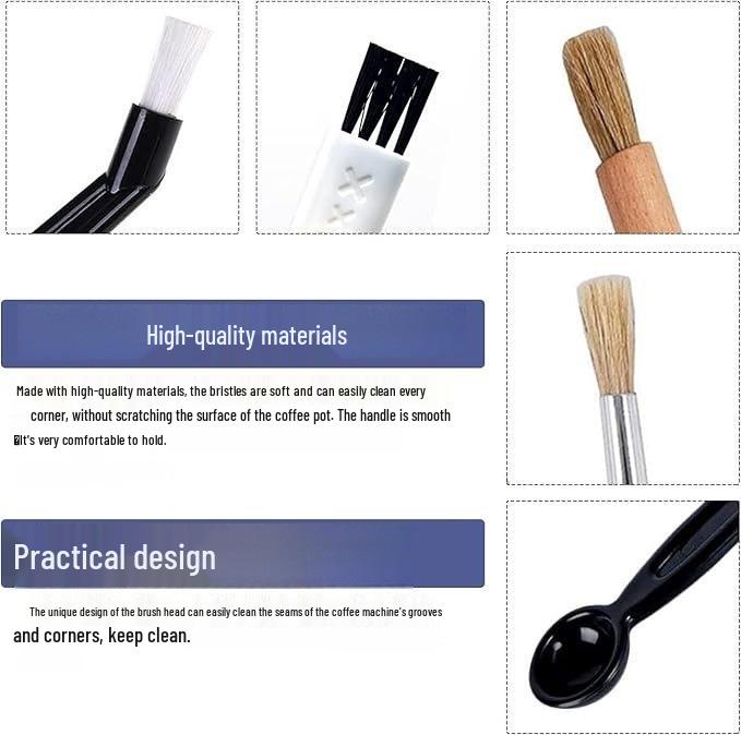 Coffee Machine & Grinder Cleaning Brush Set