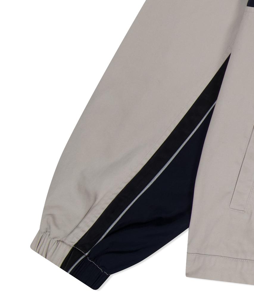 Yeseyesee Wavy Logo Work Jacket Beige