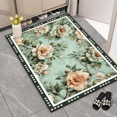 Small Fresh Entrance Door Mat Can Be Cut Into The Door Mat Home Bedroom Carpet Dirt Resistant Wear Resistant Slip Mat