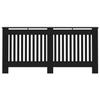Cache-radiateur Noir - VidaXL - 172x19x81 cm - MDF - Espace de rangement pour livres et ornements