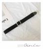 Unisex Korean Style Canvas Belt with Elastic Waistband and Pin Buckle