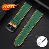 Premium TPU Rubber Nylon Sailcloth Hybrid Watch Strap 18mm 19mm 20mm 21mm 22mm 24mm for Casio for Seiko Band Waterproof Bracelet