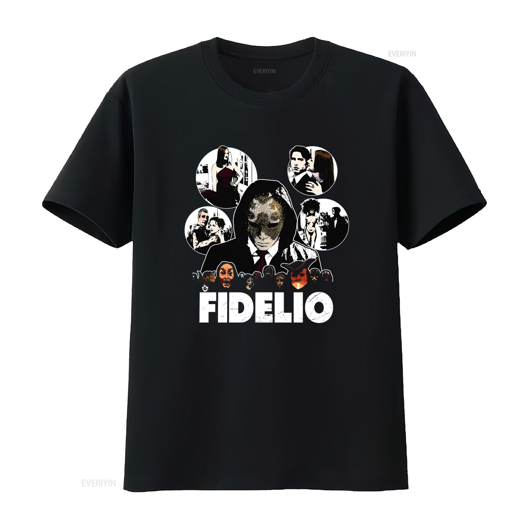 

Eyes Wide Shut Fidelio Vintage 90s Movie T shirt Kubrick Cruise Kidman Design vintage Washed fashion graphic Versatile 4XL