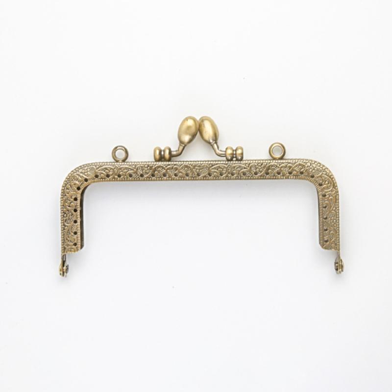 Veskelåsramme Veske Kyss Lås Vintage Metall Veskeramme For DIY Håndverk Veskeveskelaging