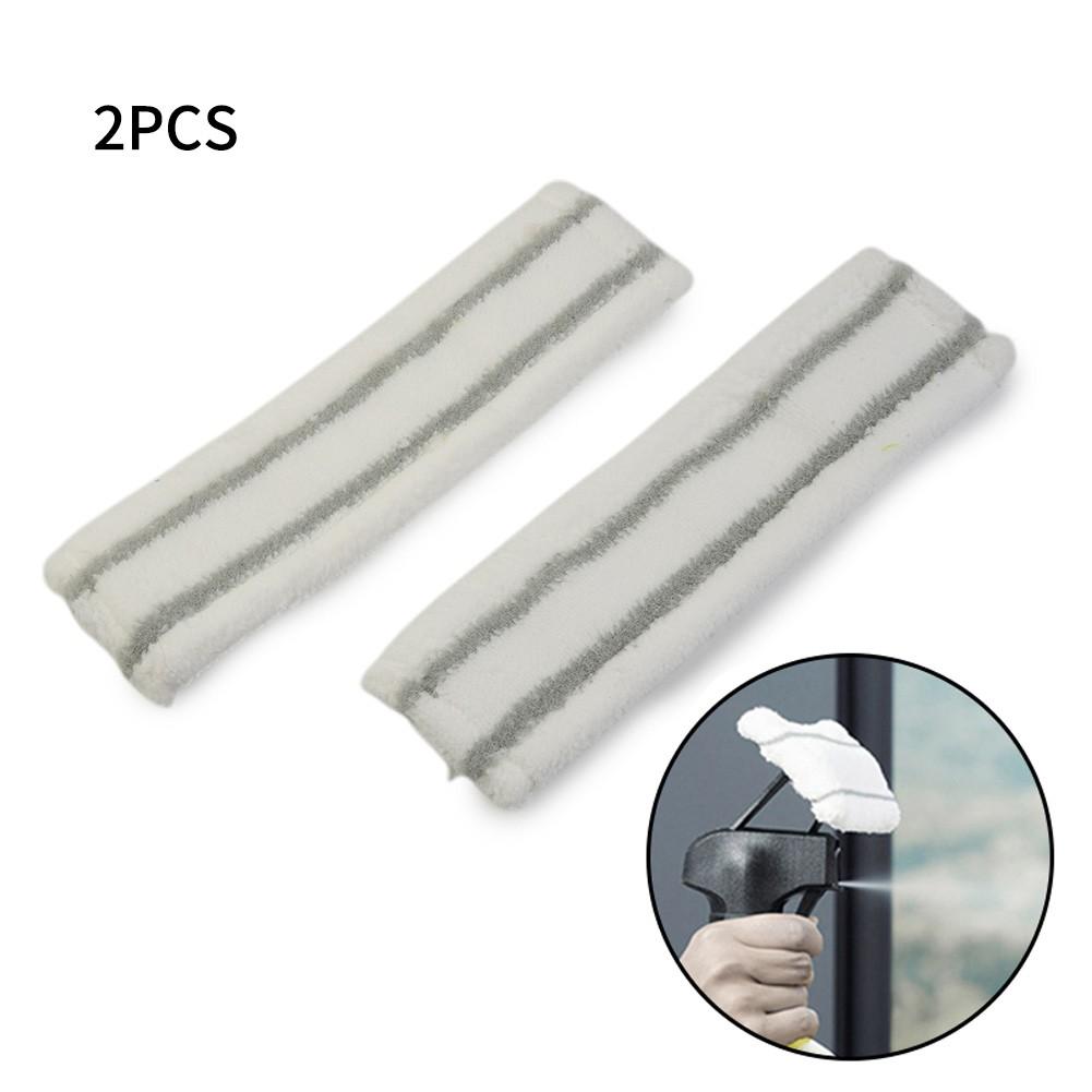 Attachment Mop Cloths Part Cleaning Reusable 2pcs Door Glass Dust Dirt