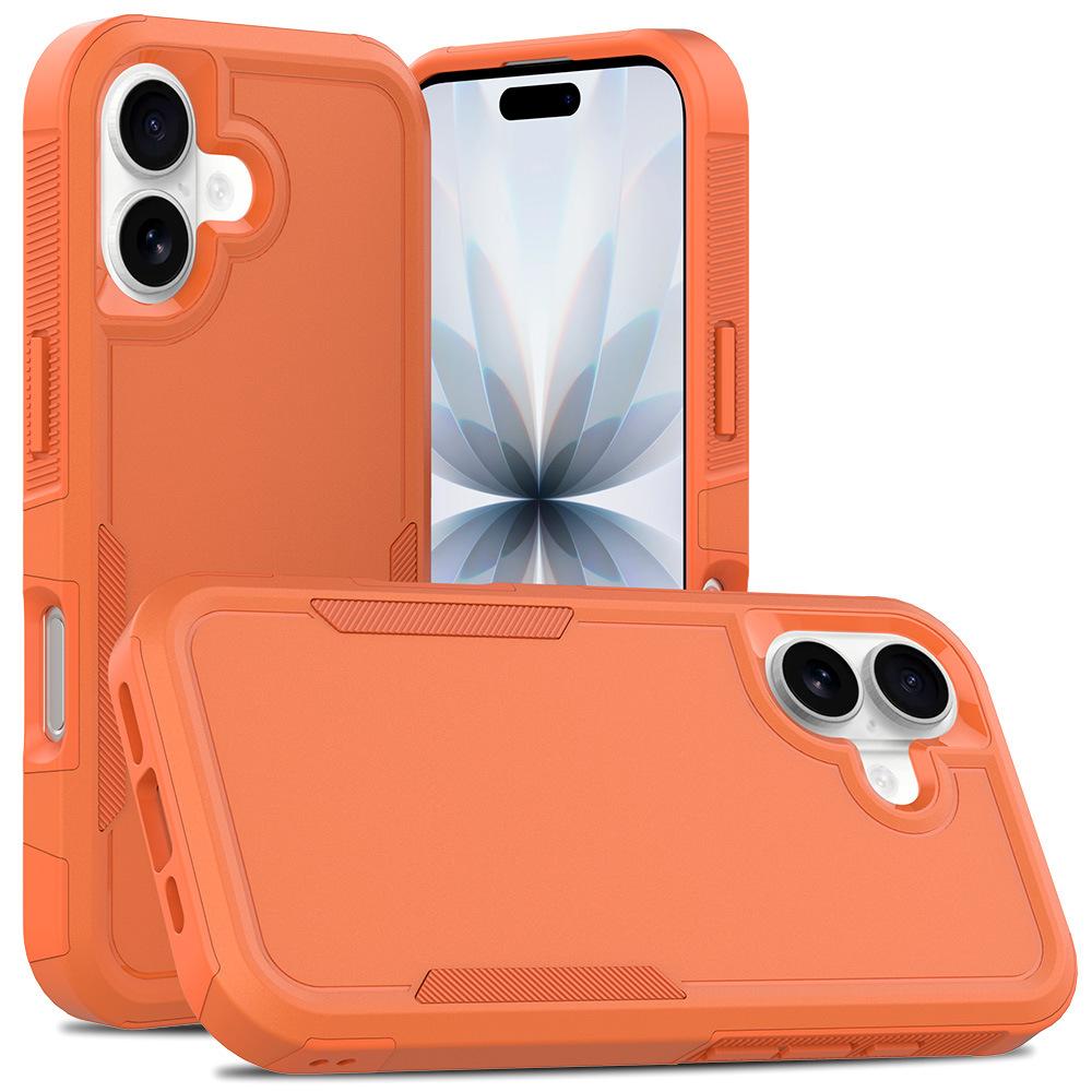 

New Orange for IPhone17 Promax Anti-fall Double-layer Mobile Phone Case for IPhone 16 Protective Case For iPhone 17promax