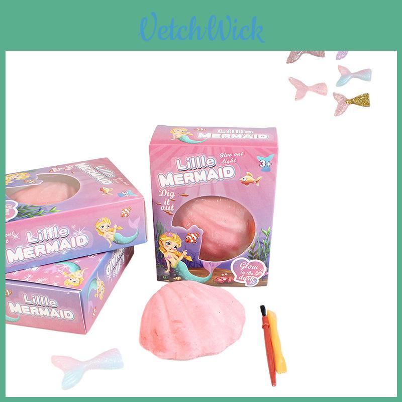 Archaeological Excavation Mermaid Fossil Educational Toy For Elementary School Students
