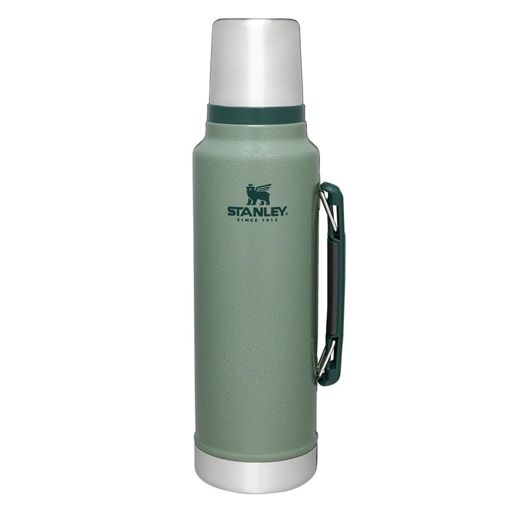 

Stanley Legendary Classic Vacuum Bottle 2.0 – 591ml / 946ml / 1L / 1.4L / 2.3L 1.4L Hammertone Green