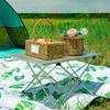 Tri-polar Outdoor Aluminum Folding Camping Table