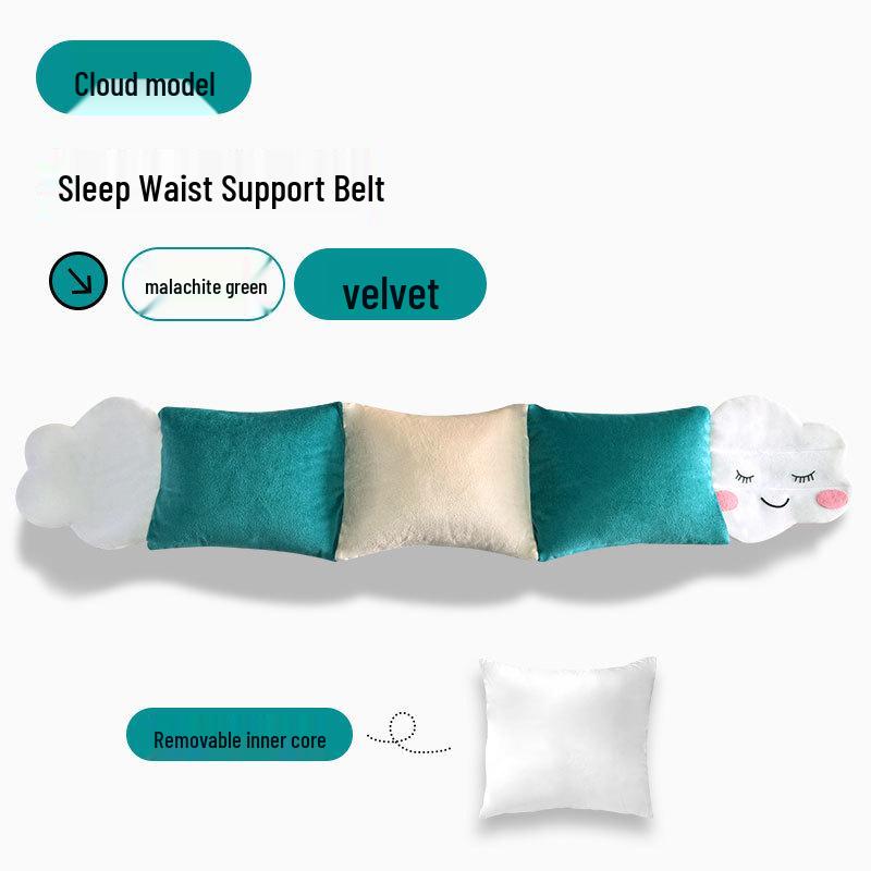 Adjustable Japanese Lumbar Support Pillow & Belt for Sleeping & Sitting