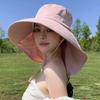 CUSTOM Outdoor Sun Bucket Hat for Women Girls Fishing Hat Wide Brim Bucket Hat with Neck Cover 50+ UPF Protection Safari Cap