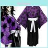 Squisito Costume Cosplay di Demon Slayer Kimetsu No Yaiba Kokushibou Per Feste