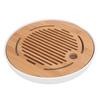 Tea Tray 10 Inch Round Shape Modern Stylish Chinese Kung Fu Tea Serving Tray for Home and Office
