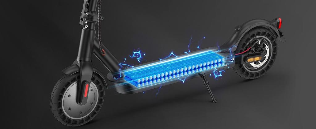 Electric scooter, foldable, street legal, 10-inch wheels, top speed 20 km/h, 36V 10AH, ABE certified, max range 40 km, max load 120 kg