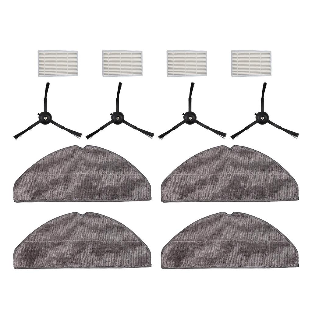 Side Brushes and Filters Replacement Pack for Tapo RV30 RV20 Max Plus Models