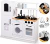Large Wooden Kitchen Xxl For Children Educational Accessories+Led Lighting