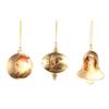 Set de 3 suspensions boule de noel