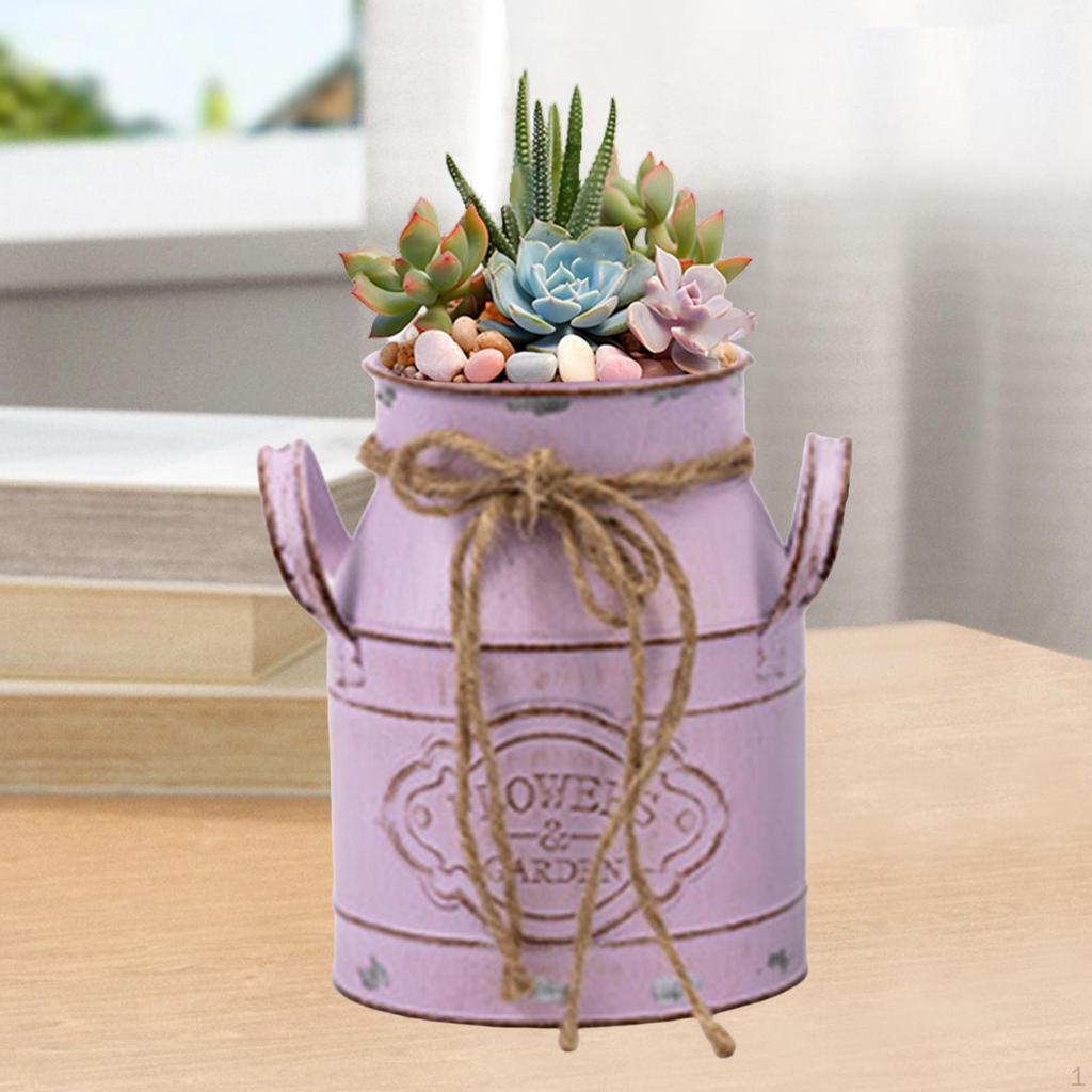 Milk Jug Planter for Floral Arrangements Home Decor