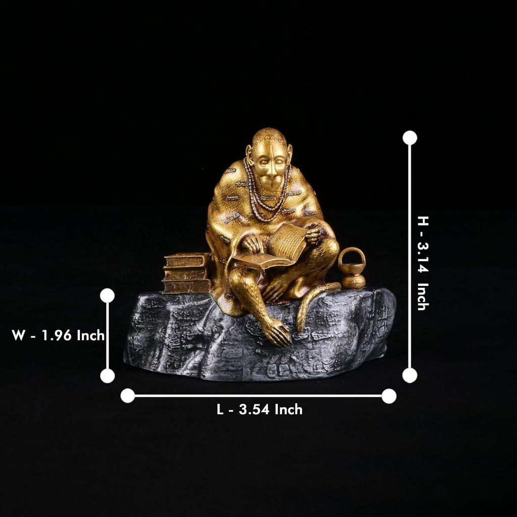 Hanuman Ji Murti Ramayani Hanuman Lord Balaji Murti Bajrangbali Idol Sankat Mochan Bhagwan Idol for Car Dashboard and Home Decor