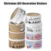 250Pcs/Roll Merry Christmas Stickers For Gifts Decorative Envelope Seal Stickers For Holiday Cards Present Box Party Favors