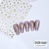 3D Silver Star & Moon Self-Adhesive Nail Decals