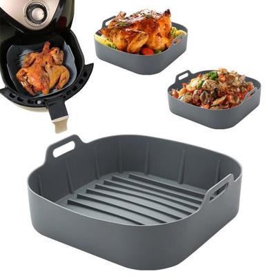 Silikonové vložky do pečicí pánve s rukojetí Silikonová vložka do trouby pro potravinářské účely Nepřilnavá znovupoužitelná fritéza