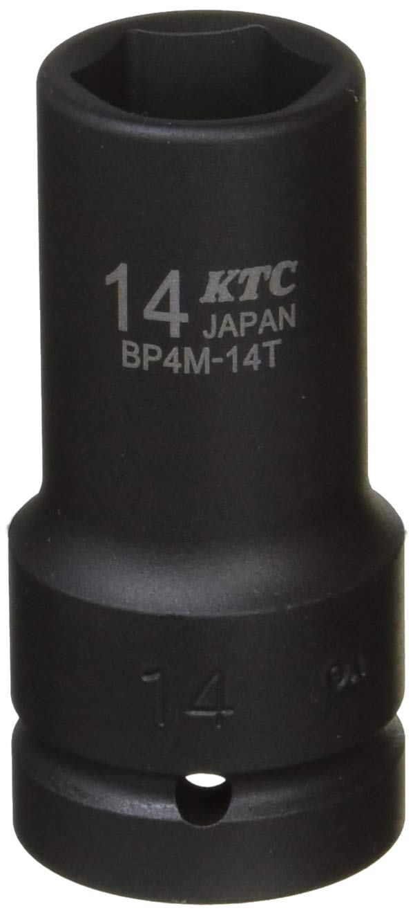 

Kyoto Tool Impact Wrench Socket Thin 14mm BP4M14TP (KTC) 12.7mm (1/2-inch) (Semi-Deep Wall)