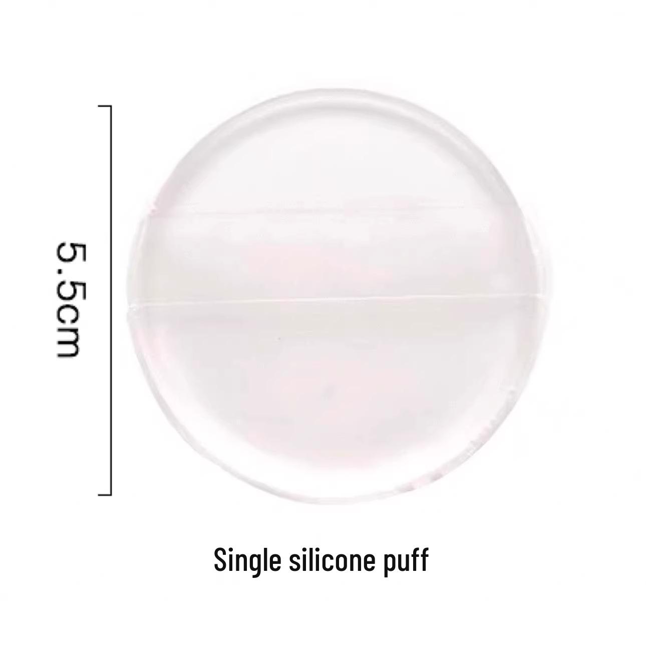 

Прозрачный силиконовый спонж: Мягкая, не впитывающая желеобразная подушечка для BB-крема и тональной основы, подходит для сухого и влажного двойного использования