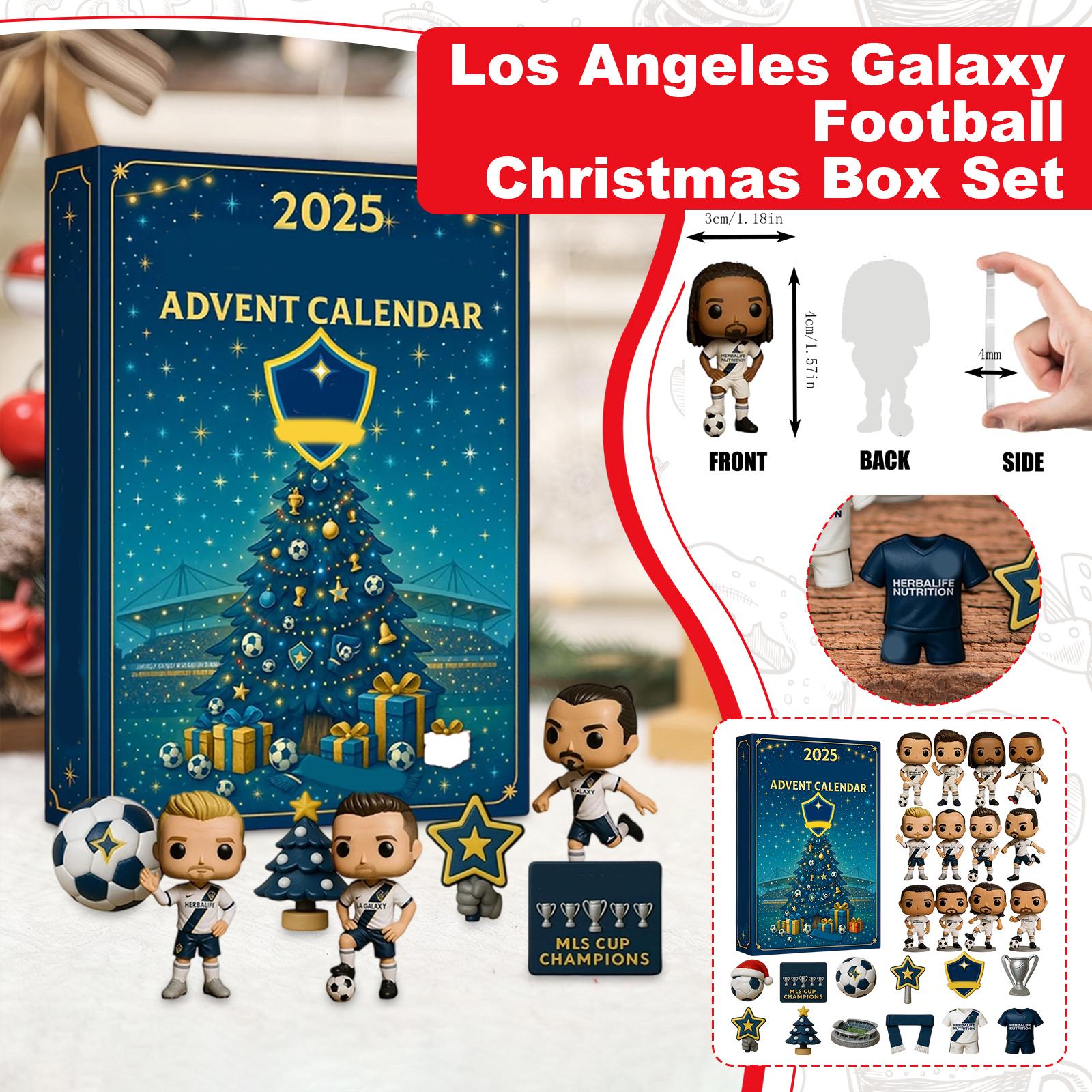 

2D Самолет+коробка +24 шт+ Футбольный обратный отсчет Коробка Рождественский адвент-календарь One Size синий