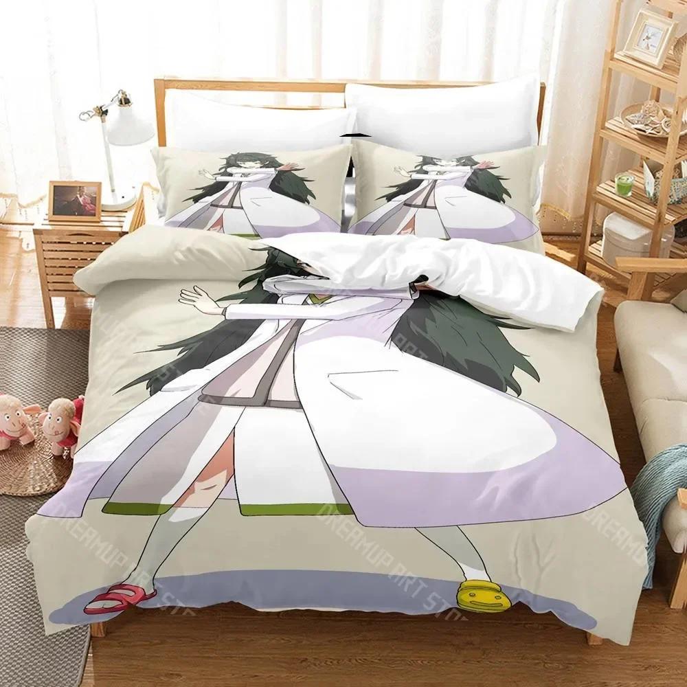 Kawaii Steins Gate Bedding Set Single Twin Full Queen King Size Bed Set Aldult Kid Bedroom 3D Anime Bed Sheet Set