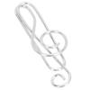 20Pcs Musical Note Paperclip Music   Shape Creativity Modeling Metal Craft Supplies
