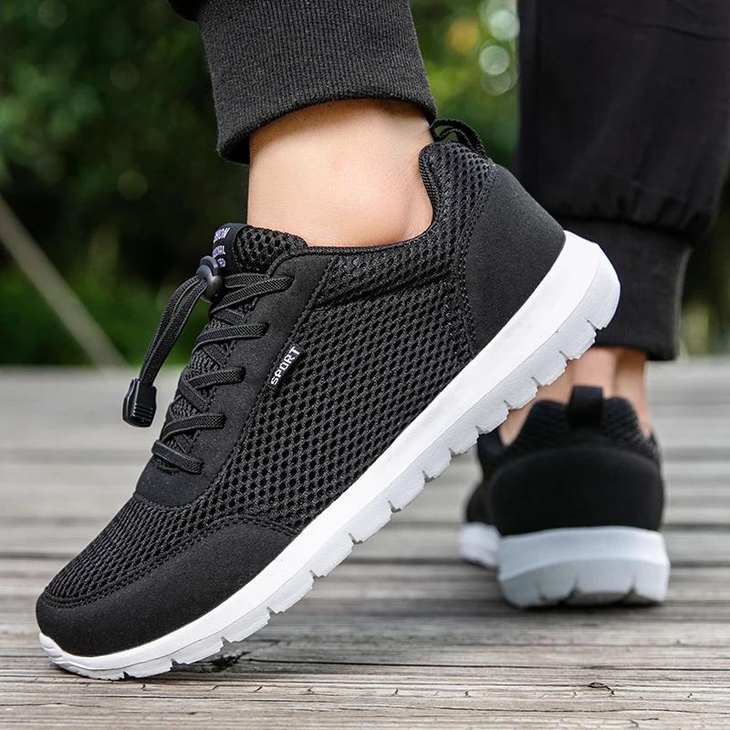 

Sneaker Shoes Men Mesh Comfortable Running Outdoor Platform Tennis Casual Walking Lightweight Flat Jogging Shoes Tenis Men Shoes 38