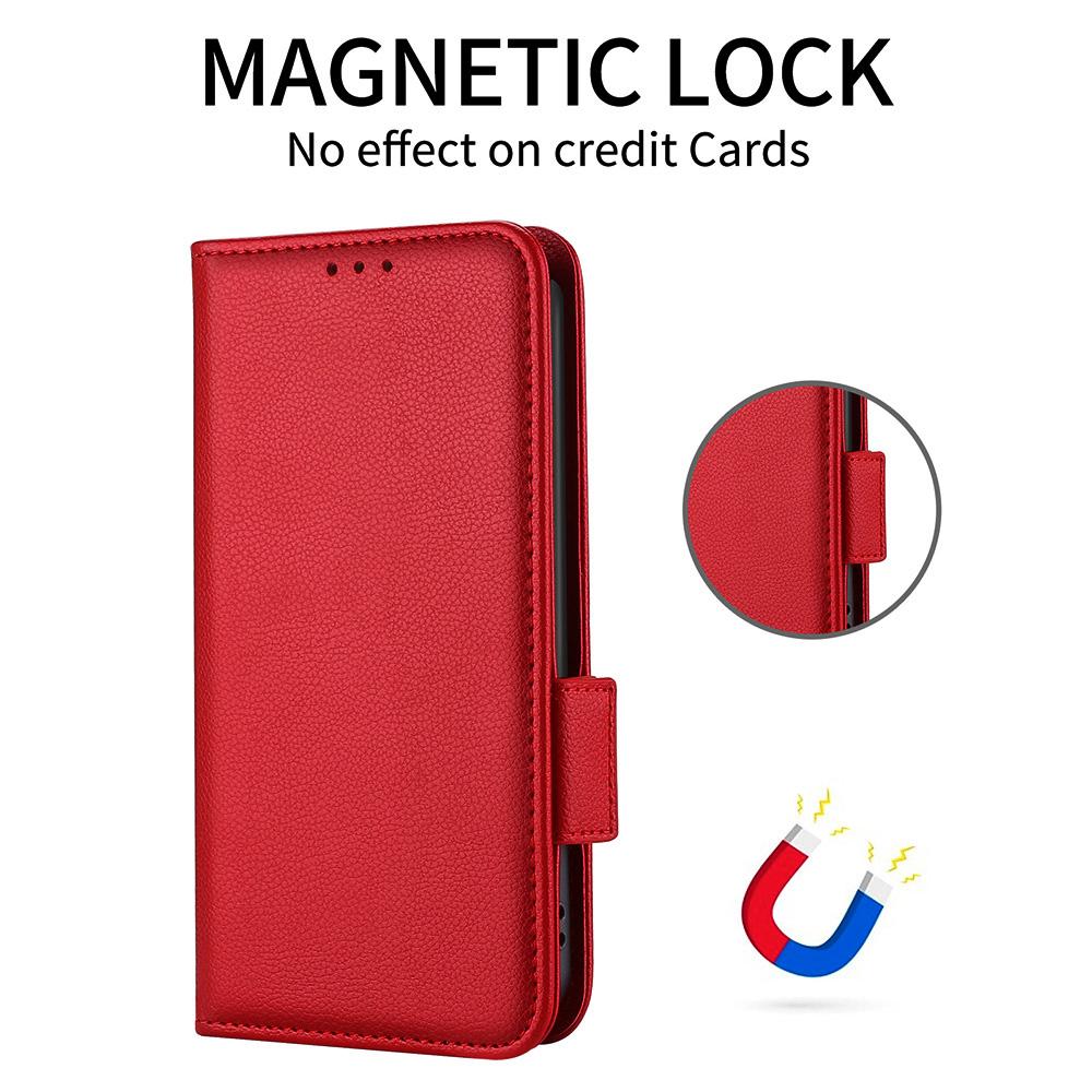 For Motorola Edge (2025) 5G/Edge (gen 6) Case with Wrist Strap Litchi Texture PU Leather Wallet Phone Cover