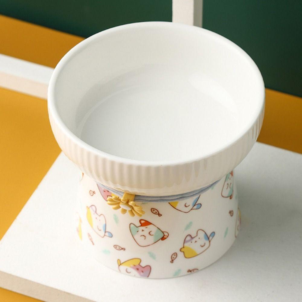 Kreativer Haustier-Hochfußnapf Niedliches Futterbecken für Hunde Haustierbedarf Katzennapf Kätzchen Welpe