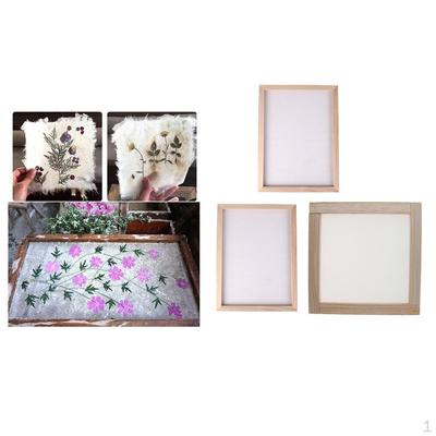 3 Stück Papierschöpfrahmen Holz Papierschöpfen Basteln