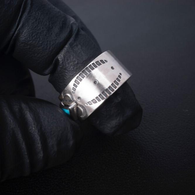 Josilver Native American Ring (Turquoise) Type.1