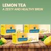Samaara Green Tea Bags | Lemon Flavoured Green Tea Powder | 75 Tea Bags | Chai Patti 150gm Box.